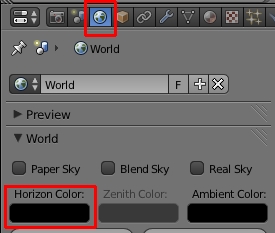 Ajusterment de la couleur du fond dans le tableau World