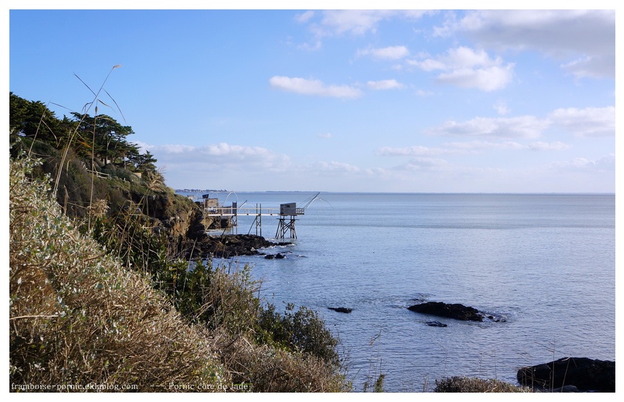 Soleil de décembre sur le littoral pornicais 