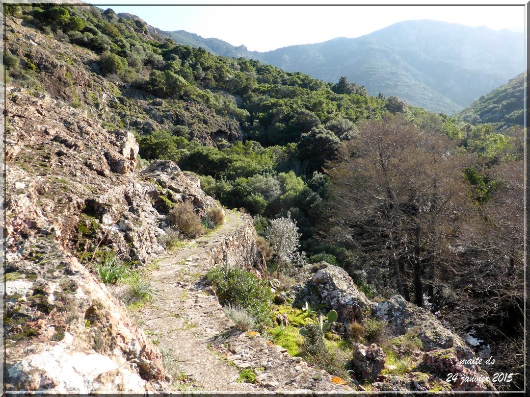 En route pour le barrage de Galéria - Corse