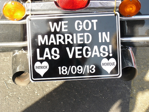 J+8 Las Vegas, le mariage