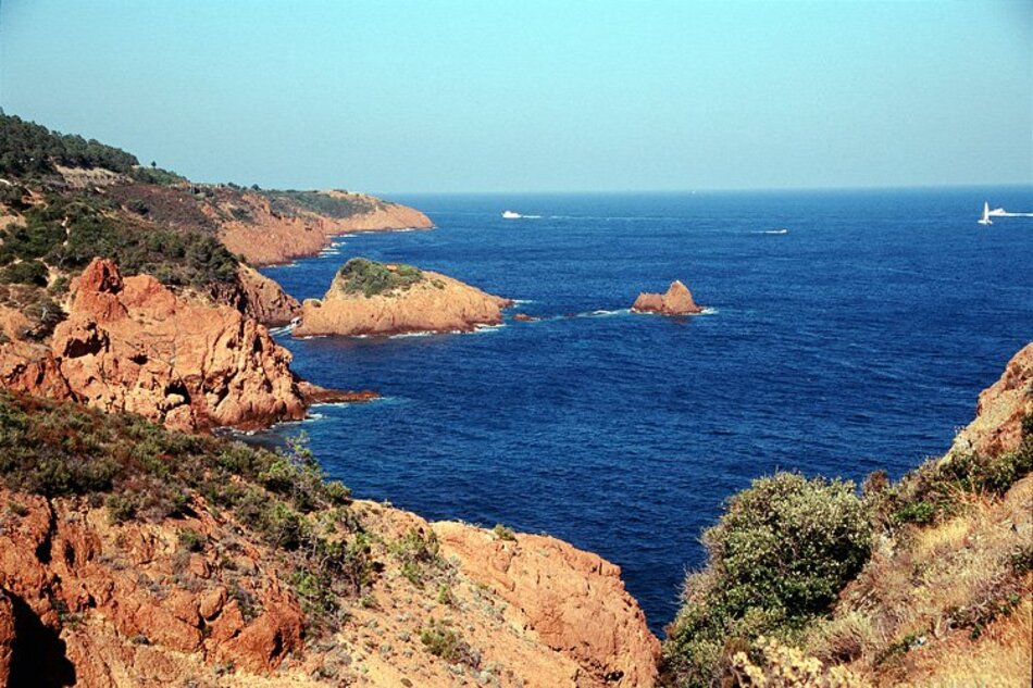 Littoral dans le massif de l'Estérel, PACA