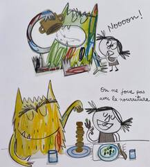 Le monstre des couleurs va à l'école 