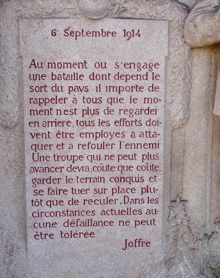 Le Maréchal Joffre a été  à l'honneur le 6 septembre 2014, dans la ville de Châtillon sur Seine....