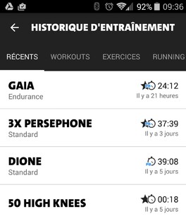 *Freeletics: Bilan semaine 16