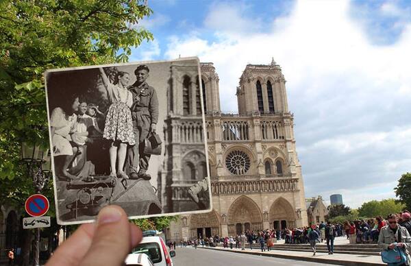 Paris 1944, Paris 2016...des photos géniales !