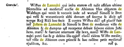 XI-XII et XIII siècles, faits et gestes des seigneurs de Lanvallay