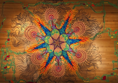 Joe Mangrum et ses mandalas de sable