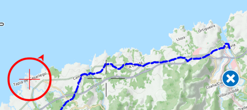 E70 Navia   Tapia de Casariego (21km)