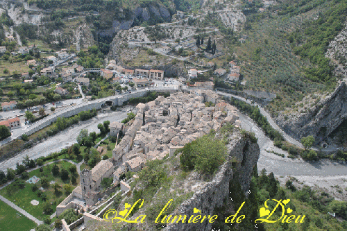 Entrevaux, la cathédale Notre-Dame de l'Assomption
