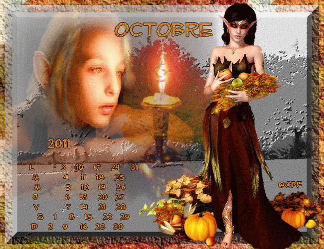 Calendrier Octobre 2011