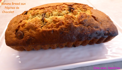 Un Banana Bread aux Pépites de Chocolat