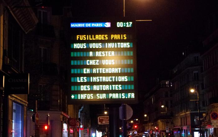 La nuit d’horreurs à Paris "Mais le terrorisme est une bête immonde sans visage qui frappe au hasard".