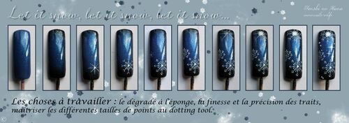 Etoile de neige - NAIL ART 101 - Tenshi No Hanna