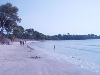 La plage de l'Estagol, en fin octobre...