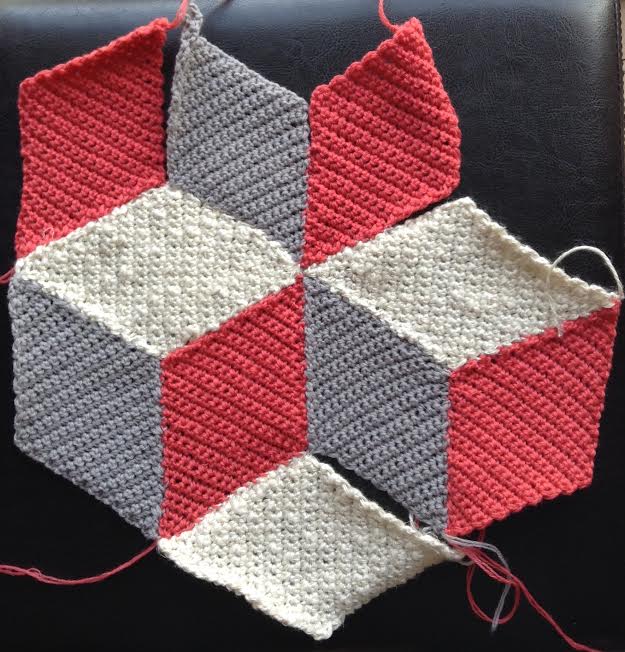 DIY: Vasarely blanket (le tuto) - A dix mains