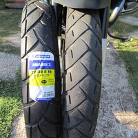66200km - 5ème paire de pneus - Michelin Anakee 2 - Jean-Yves et Frida