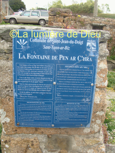 Saint Jean du doigt, fontaine