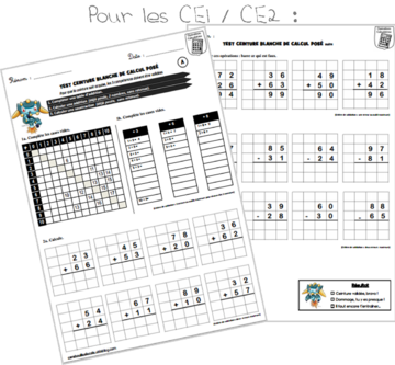 Entraînement au calcul