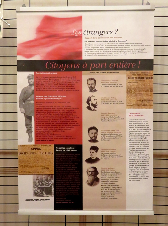 "La Commune de Paris", une exposition et une conférence ont été proposées par la Ligue des Droits de l'Homme