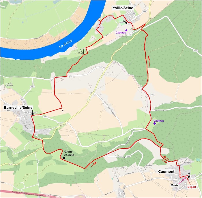 Le circuit de Caumont