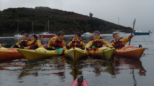 Premier jour en classe de mer