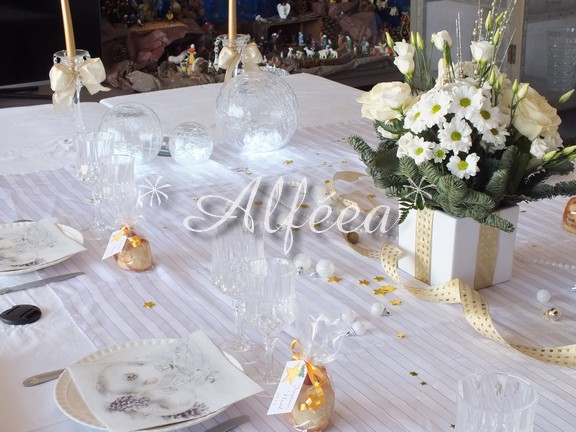Art de la table - Blanc, or #07