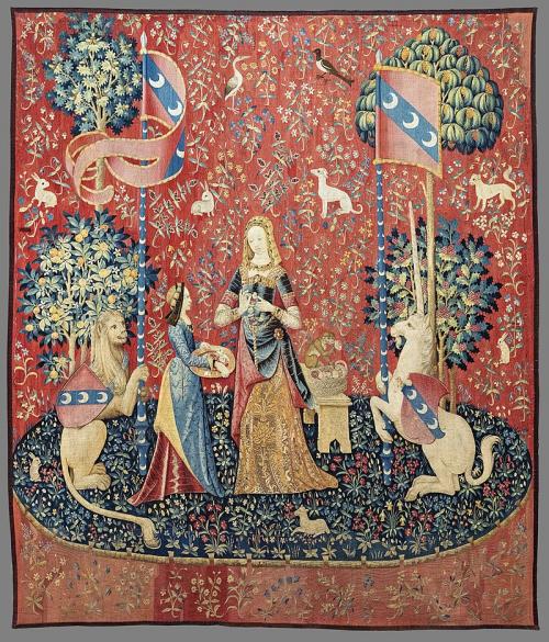 la Dame à la Licorne tapisserie médiévale