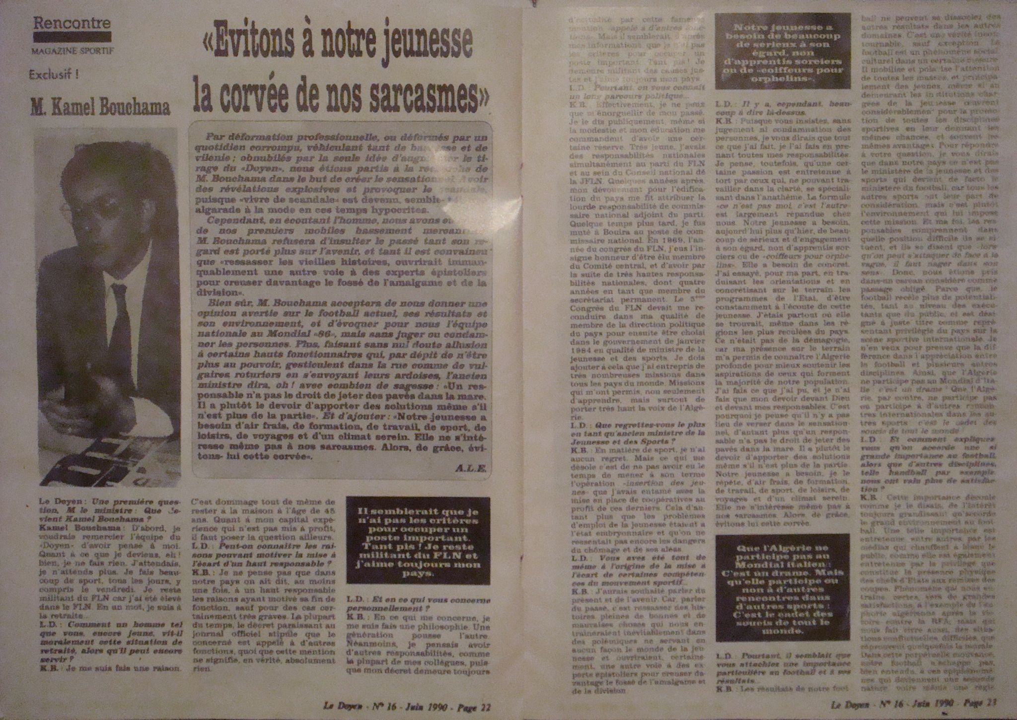 N° 16  Juin 1990
