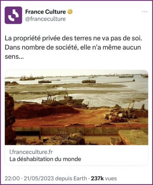 "La propriété, c'est le vol" 