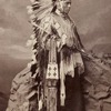 Garnet, an Oglala Sioux man. 1877. Photo by C.M. Bell.