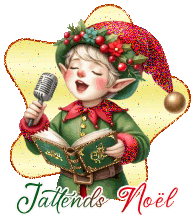 Bientôt Noël, gif animé, blinkie,carte, attente