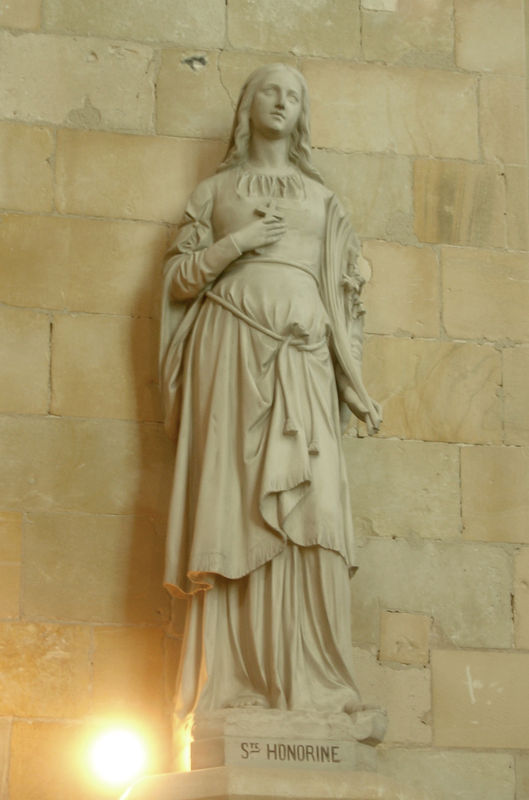 Sainte Honorine de Graville, Vénérée dans les évêchés de Bayeux et de Rouen (4ème s.)