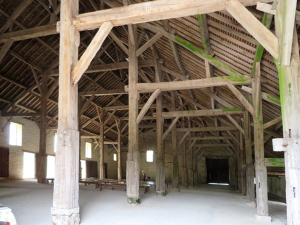 La grange cistercienne de Beaumont a fait l'admiration des visiteurs....