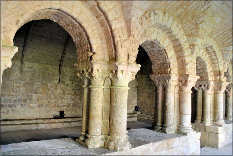 Salle du capitulaire de l'Abbaye (Nieul-sur-l'Autise)