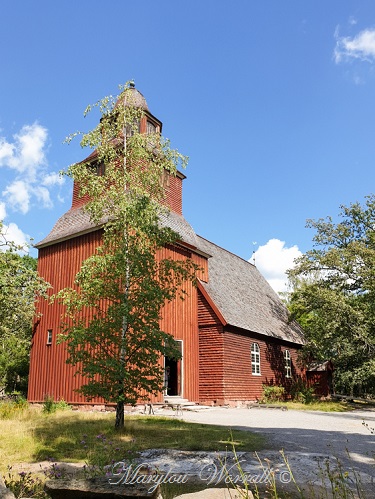 Suède : Écomusée Skansen l’église Seglora