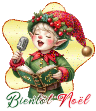 Bientôt Noël, gif animé, blinkie,carte, attente