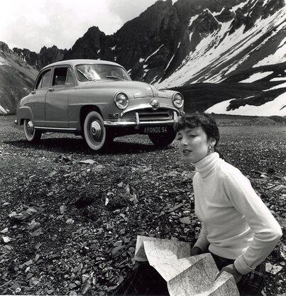 La voiture et la femme dans la pub