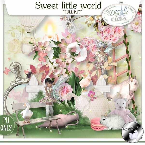 kit sweet little world de KittyScrap
