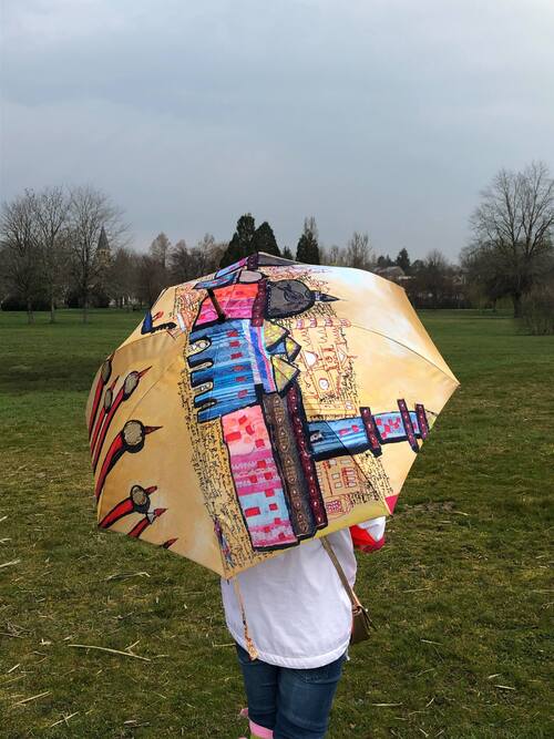 Parapluies en Bourgogne