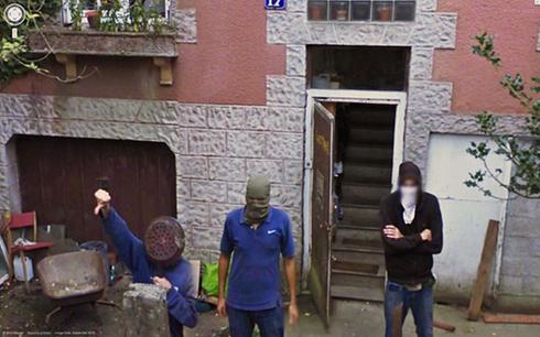 google street view insolite danger