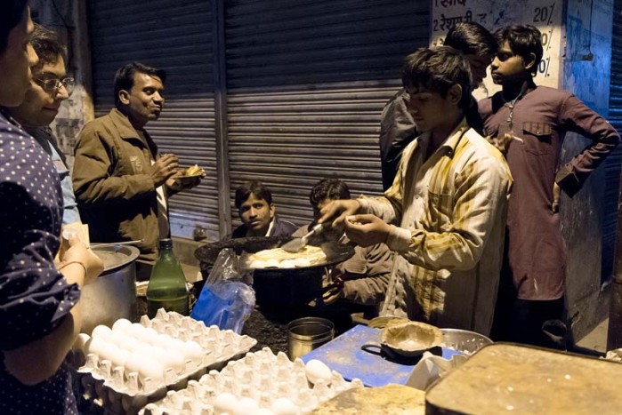 Inde, Agra le soir