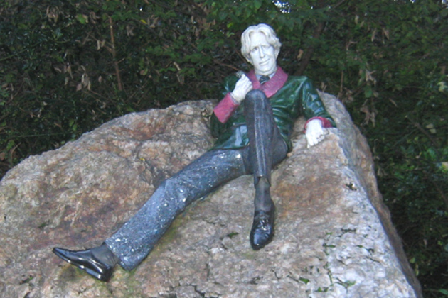 La statue d'Oscar Wilde