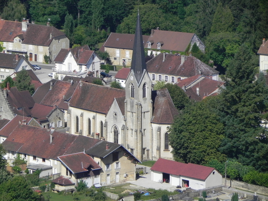 Château-Chalon dans le Jura