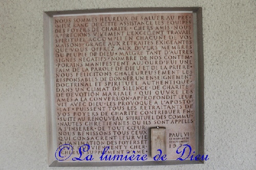 Le foyer de charité de Chateauneuf de Galaure