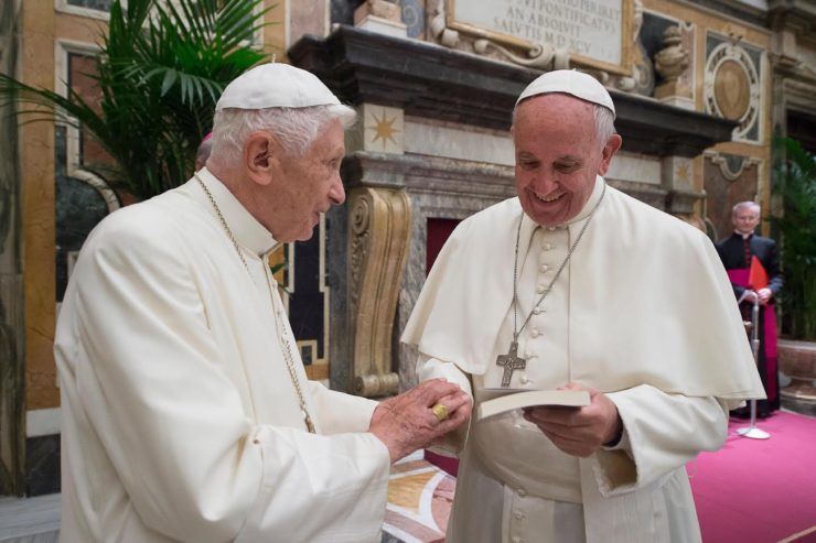 rencontre benoit xvi et pape françois