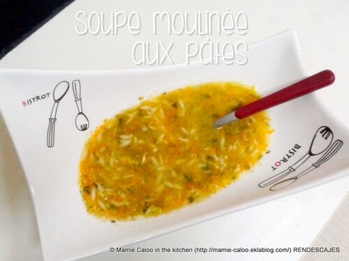 Soupe moulinée rapide