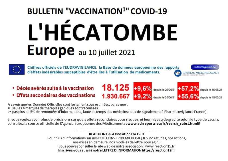 L'hécatombe vaccinale