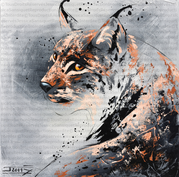 Peintures animalières de : Jessica Sansiquet