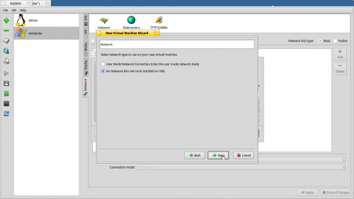 Créer une VM avec Aqemu/qemu (Debian,Windows etc...)