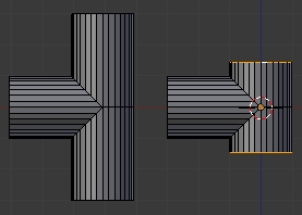 Diminuer la largeur du T